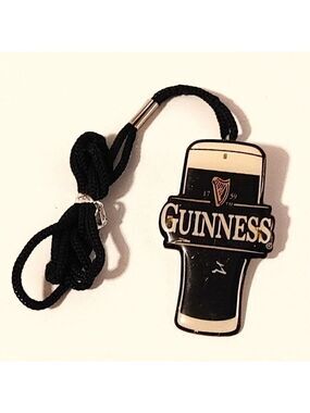 RARE GUINNESS Light Up Lanyard Neck Hanging St. Patrick's Decor Wearable Stout